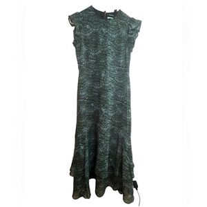 Scotch & Soda Emerald Reptile Print Dress